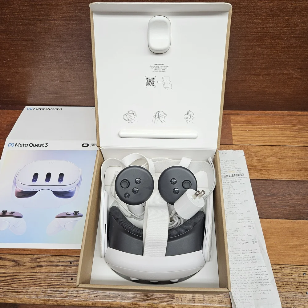 Quest 3 VR Headset - White (512GB)
